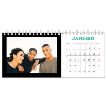 Calendário de Fotografias de Mesa — Tipo divertido