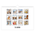 Calendário A4 horizontal — Momentos de álbum de recortes [capa]