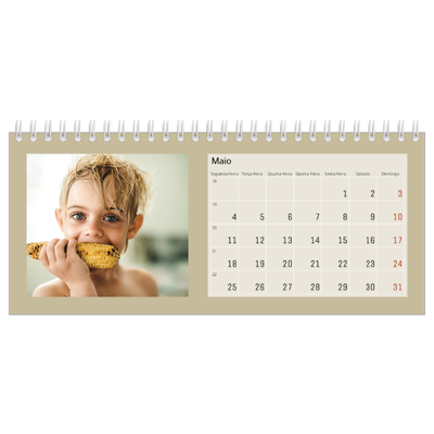 Calendários de mesa — Cores da terra [capa]