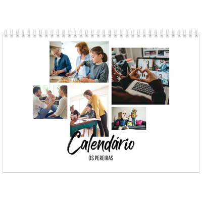 Calendário A4 duplo — Isto sou eu [capa]