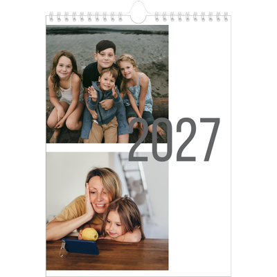 Calendário fotográfico A4 — Número de meses [capa]