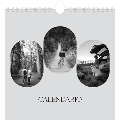 Calendário quadrado — A estrada aberta [capa]