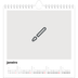 Calendário quadrado — Desenhe o seu próprio produto [Janeiro]
