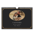 Calendário A5 horizontal — Clássico vintage [capa]