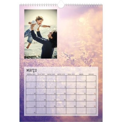 Calendário A3 — Regresso à natureza [Março]