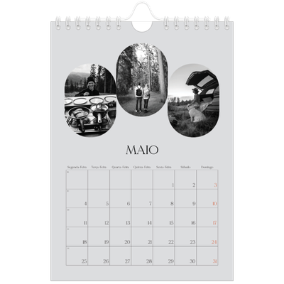 Calendário A5 — A estrada aberta [capa]