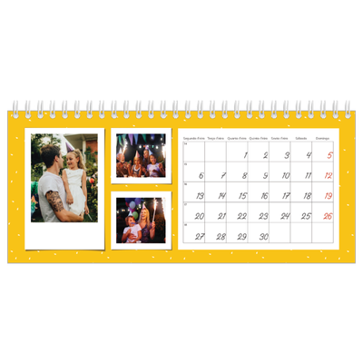 Calendários de mesa — Fotografias coloridas [Abril]