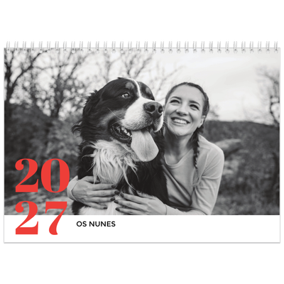 Calendário A4 duplo — Um ano audacioso [capa]