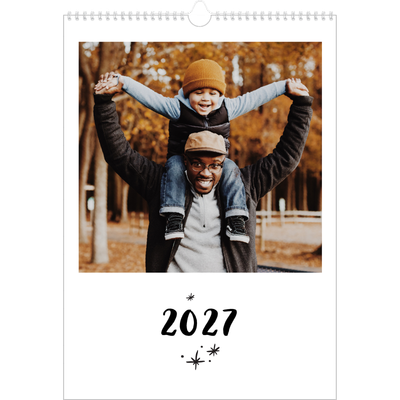 Calendário A3 — Escrito à mão [capa]