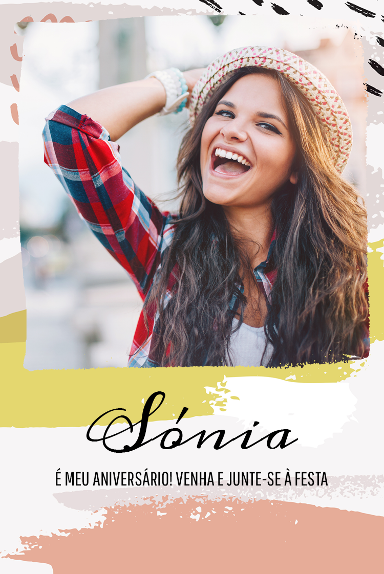 Convites — Padrões pintados