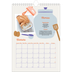Calendário fotográfico A4 — Receitas do ano [Fevereiro]