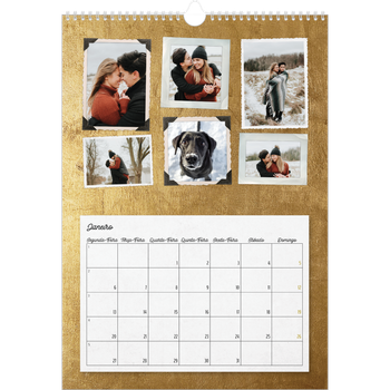Calendário fotográfico A3 — Coleção de imagens