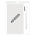 Calendário fotográfico A4 — Desenhe o seu próprio produto [Fevereiro]