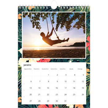 Calendário fotográfico A4 — Vida vegetal viva