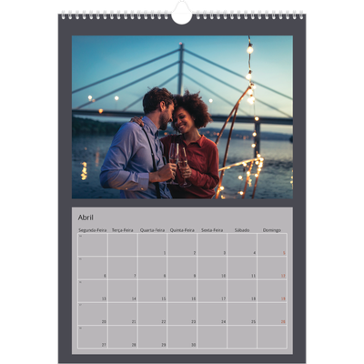 Calendário A3 — Colorir o meu mundo [Abril]