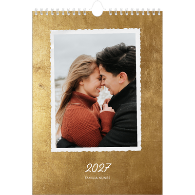 Calendário fotográfico A4 — Coleção de imagens [capa]