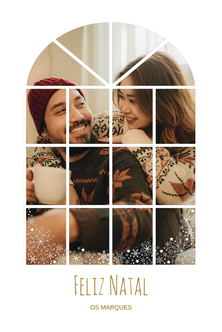 Cartões — Moldura festiva