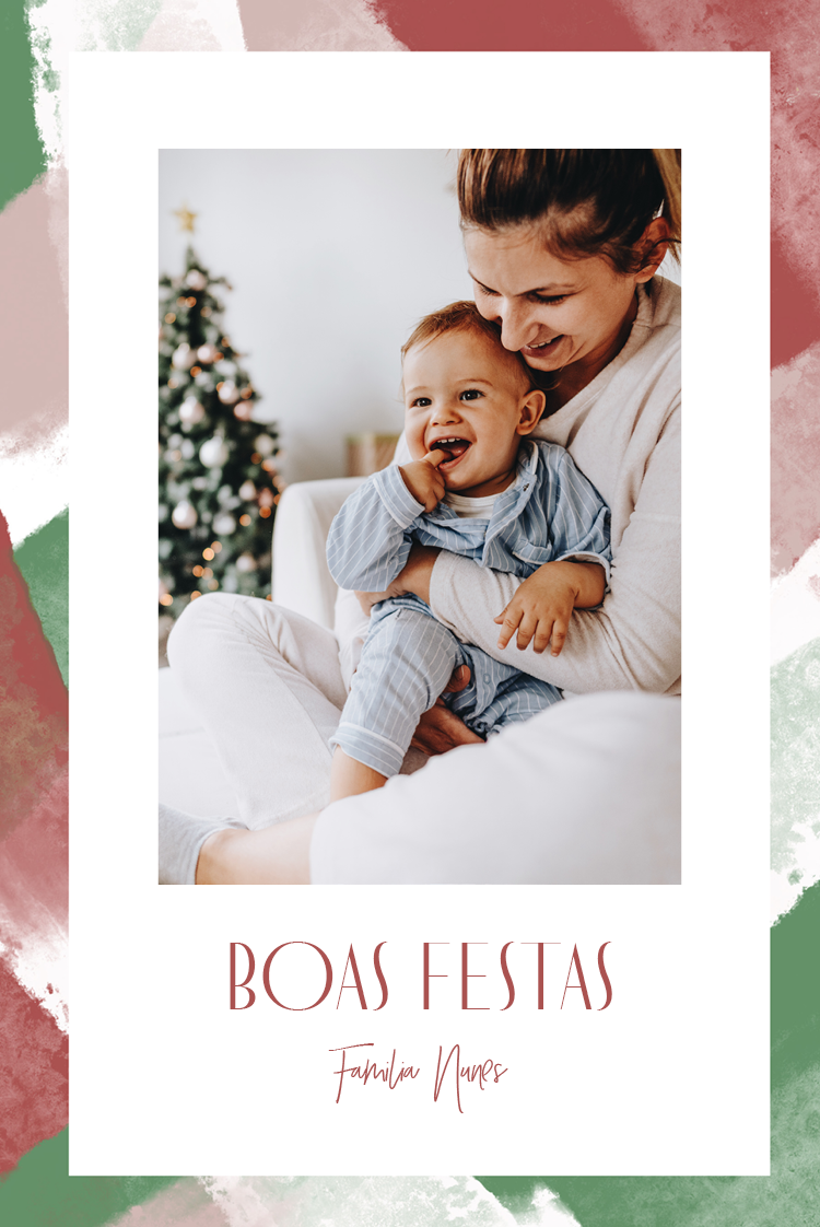 Cartões — Efeito de rolo de pintura