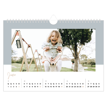 Calendário de Fotografias A4 Paisagem — Molduras de terra
