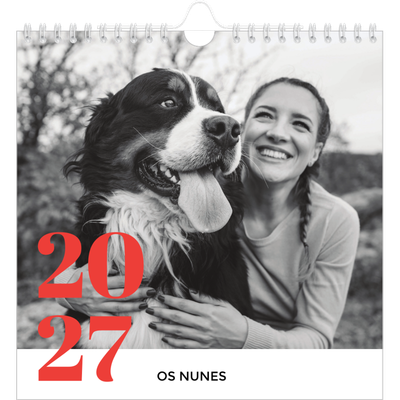 Calendário quadrado — Um ano audacioso [capa]