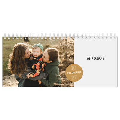 Calendários de mesa — Autocolante de fotografia [capa]