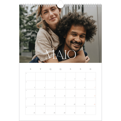 Calendário A3 — Maior que a vida [capa]