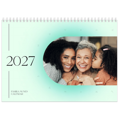 Calendário A4 duplo — Degradê de astrologia [capa]