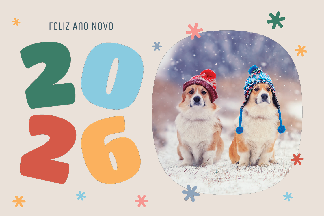 Cartões — Rajada de cor