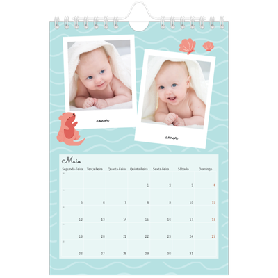 Calendário A5 — Animais bonitos [capa]