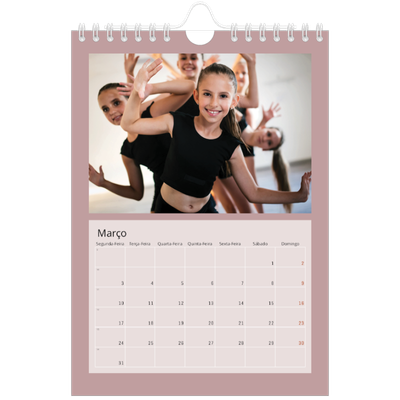 Calendário A5 — Neo Scandi [Março]