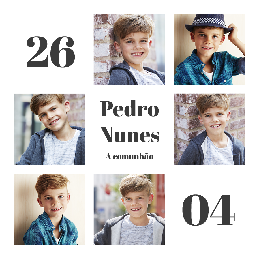 Convites — Data diagonal