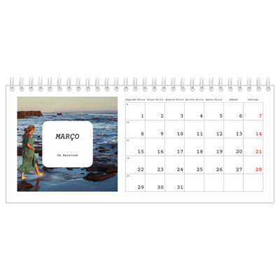 Calendários de mesa — A história completa [Março]