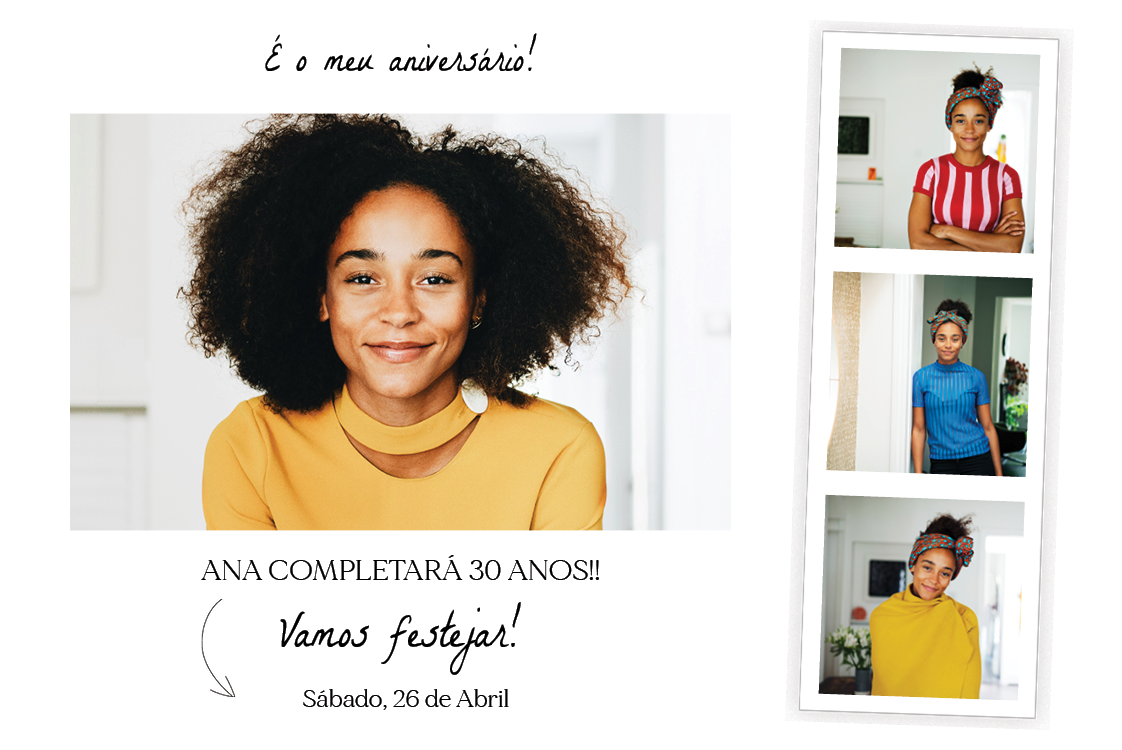 Convites — Instantâneos de celebração