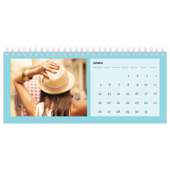 Calendário de Fotografias de Mesa — Brilhante e arrojado