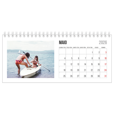 Calendários de mesa — Texto abreviado [capa]