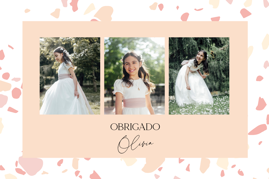 Cartões de agradecimento — Terrazzo