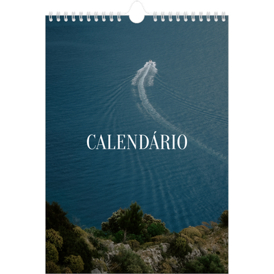 Calendário fotográfico A4 — Escapadinha infinita [capa]