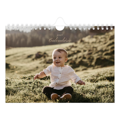 Calendário A5 horizontal — Caixas de tiras fotográficas [capa]