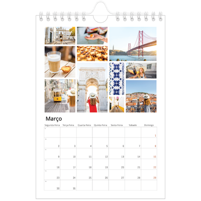 Calendário A5 — Moldura [Março]