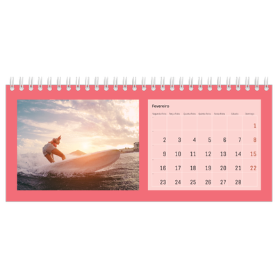 Calendários de mesa — Colorir o meu mundo [Fevereiro]