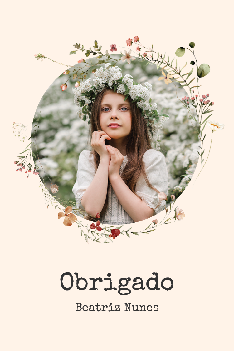 Cartões de agradecimento — Jardim secreto